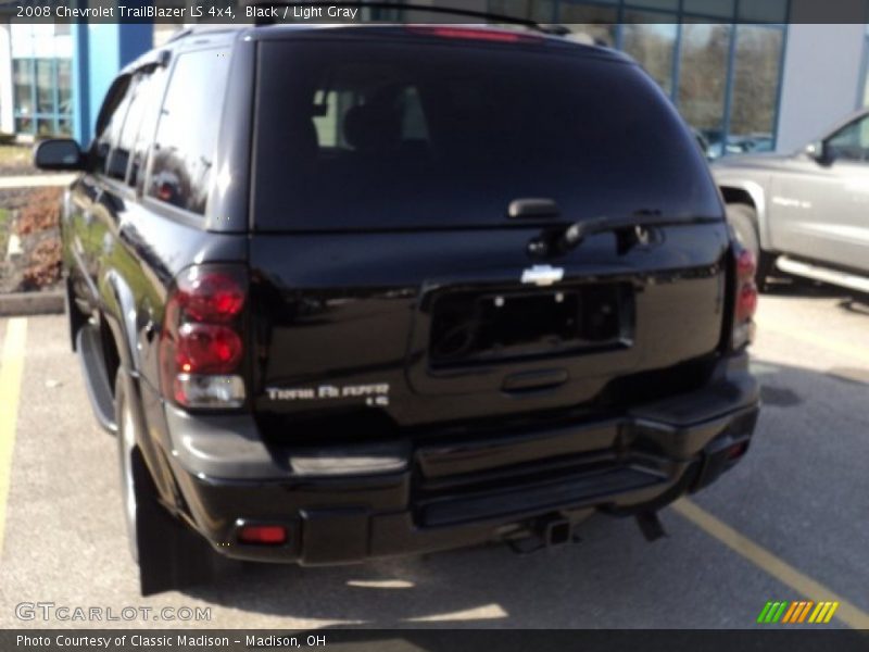 Black / Light Gray 2008 Chevrolet TrailBlazer LS 4x4