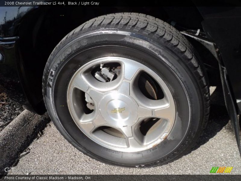 Black / Light Gray 2008 Chevrolet TrailBlazer LS 4x4