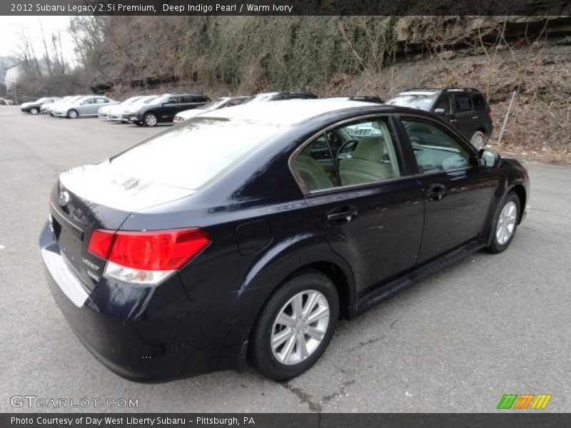 Deep Indigo Pearl / Warm Ivory 2012 Subaru Legacy 2.5i Premium