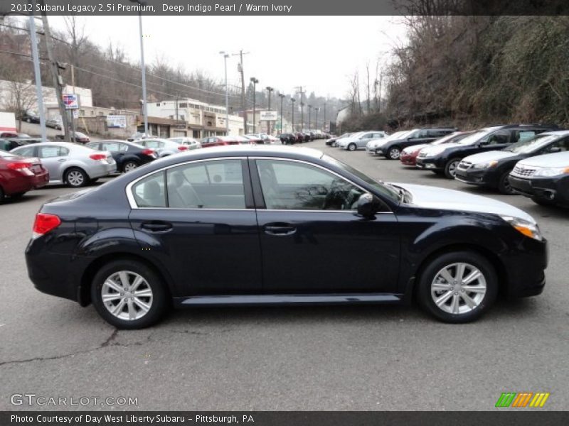 Deep Indigo Pearl / Warm Ivory 2012 Subaru Legacy 2.5i Premium