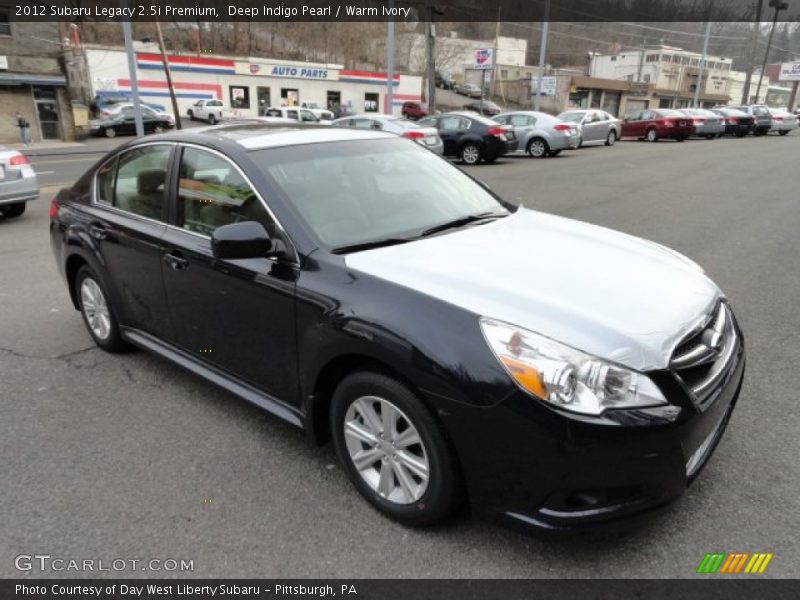 Deep Indigo Pearl / Warm Ivory 2012 Subaru Legacy 2.5i Premium