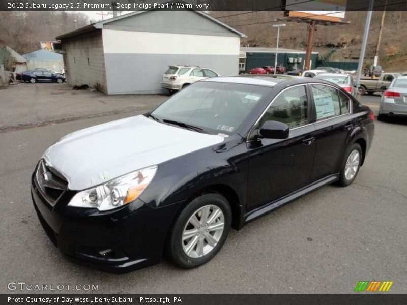 Deep Indigo Pearl / Warm Ivory 2012 Subaru Legacy 2.5i Premium