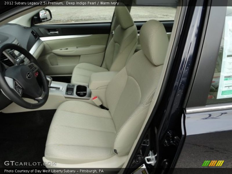 Deep Indigo Pearl / Warm Ivory 2012 Subaru Legacy 2.5i Premium