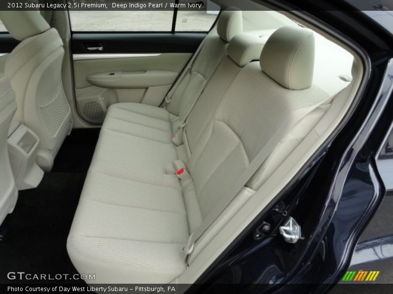 Deep Indigo Pearl / Warm Ivory 2012 Subaru Legacy 2.5i Premium