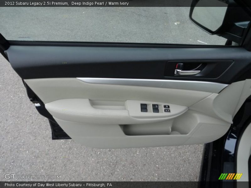 Deep Indigo Pearl / Warm Ivory 2012 Subaru Legacy 2.5i Premium