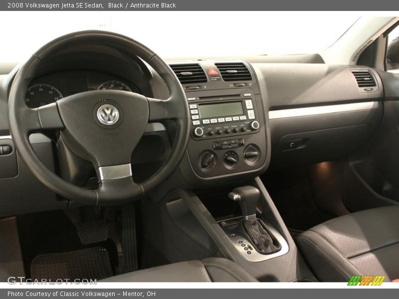 Black / Anthracite Black 2008 Volkswagen Jetta SE Sedan