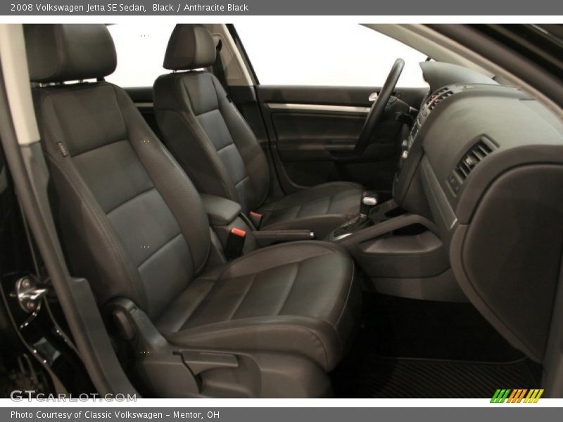 Black / Anthracite Black 2008 Volkswagen Jetta SE Sedan