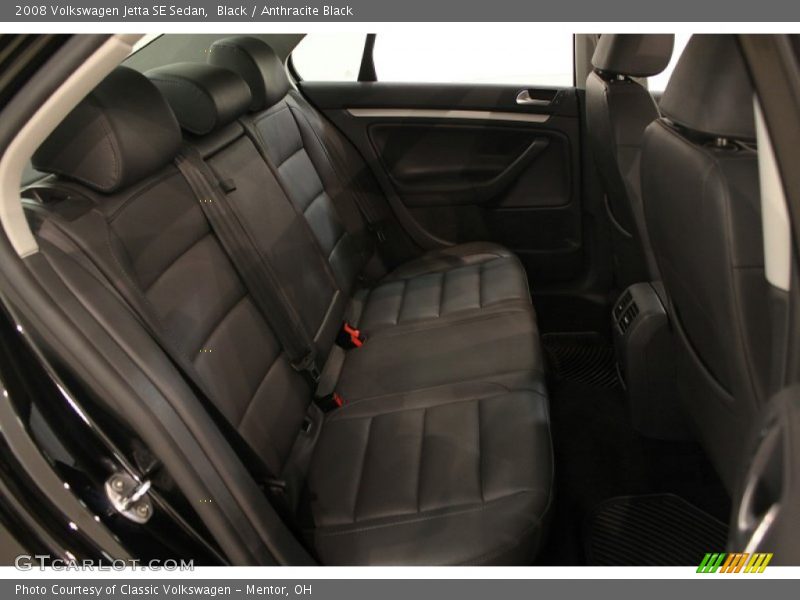 Black / Anthracite Black 2008 Volkswagen Jetta SE Sedan