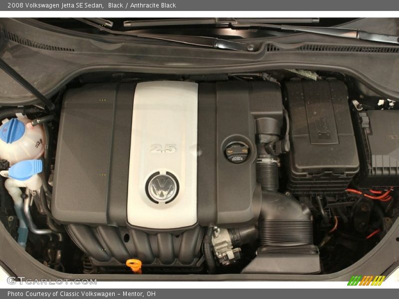 Black / Anthracite Black 2008 Volkswagen Jetta SE Sedan