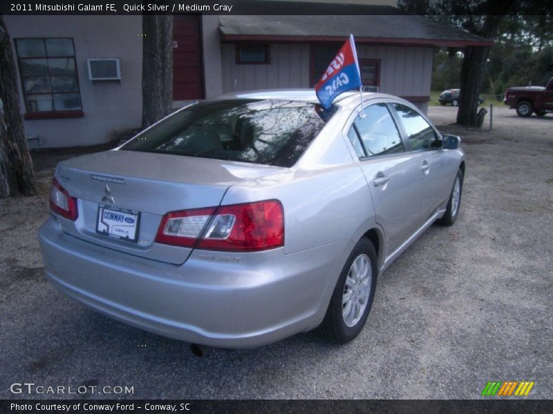 Quick Silver / Medium Gray 2011 Mitsubishi Galant FE