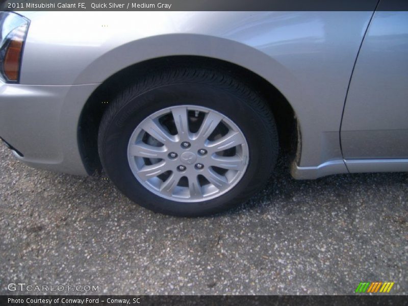 Quick Silver / Medium Gray 2011 Mitsubishi Galant FE
