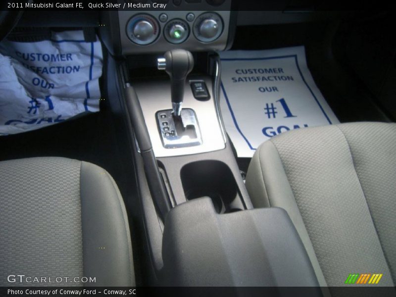 Quick Silver / Medium Gray 2011 Mitsubishi Galant FE