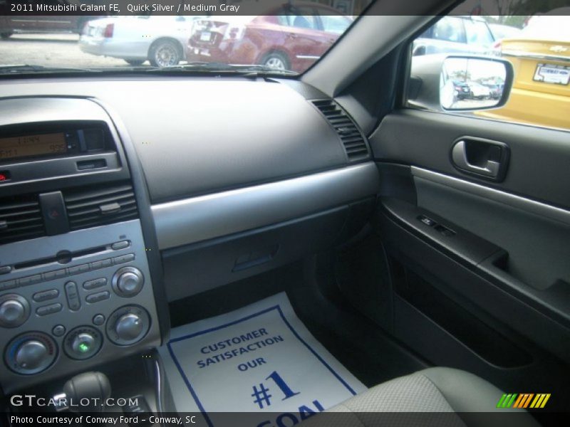 Quick Silver / Medium Gray 2011 Mitsubishi Galant FE