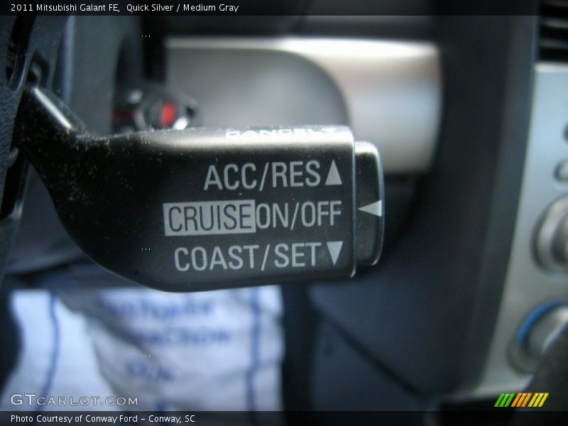 Quick Silver / Medium Gray 2011 Mitsubishi Galant FE