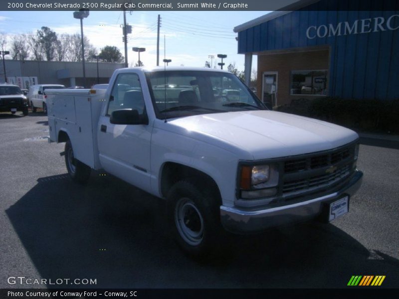 Summit White / Graphite 2000 Chevrolet Silverado 2500 Regular Cab Commercial