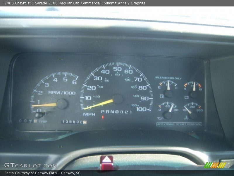 Summit White / Graphite 2000 Chevrolet Silverado 2500 Regular Cab Commercial