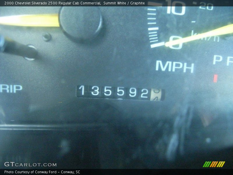 Summit White / Graphite 2000 Chevrolet Silverado 2500 Regular Cab Commercial
