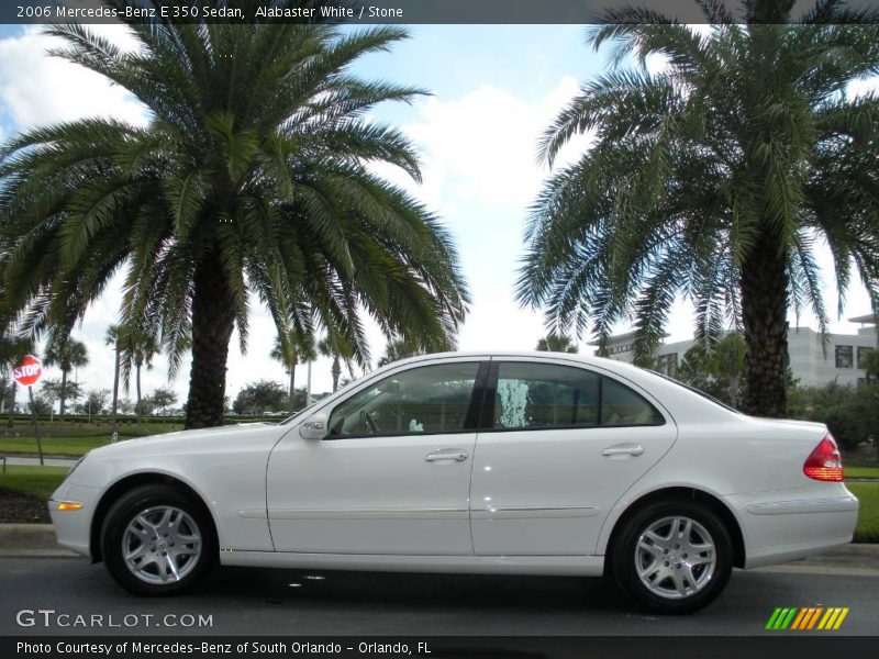 Alabaster White / Stone 2006 Mercedes-Benz E 350 Sedan