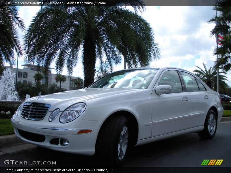 Alabaster White / Stone 2006 Mercedes-Benz E 350 Sedan