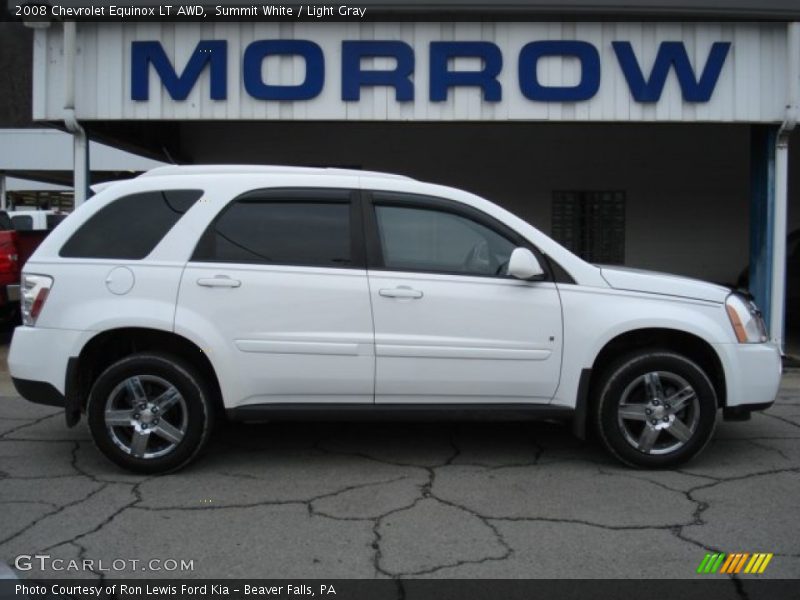 Summit White / Light Gray 2008 Chevrolet Equinox LT AWD