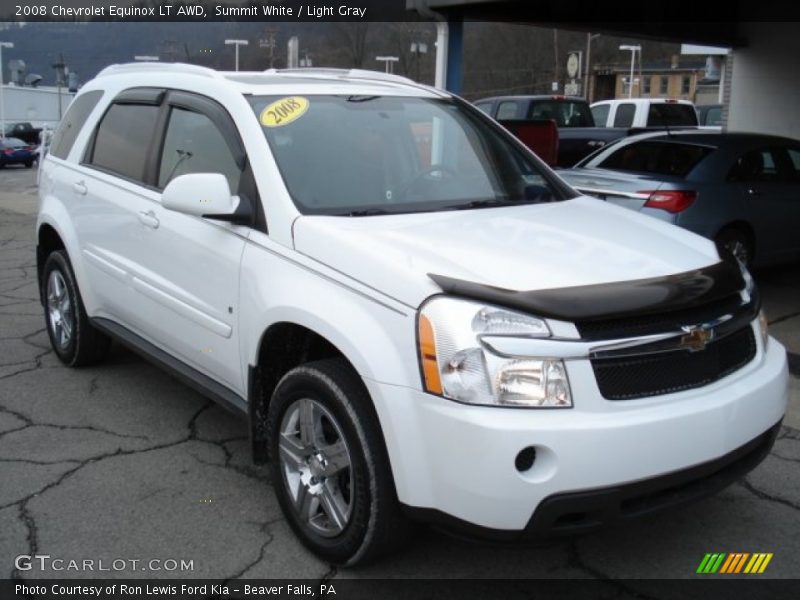 Summit White / Light Gray 2008 Chevrolet Equinox LT AWD