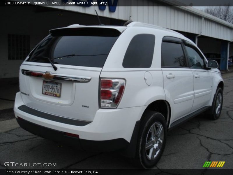 Summit White / Light Gray 2008 Chevrolet Equinox LT AWD