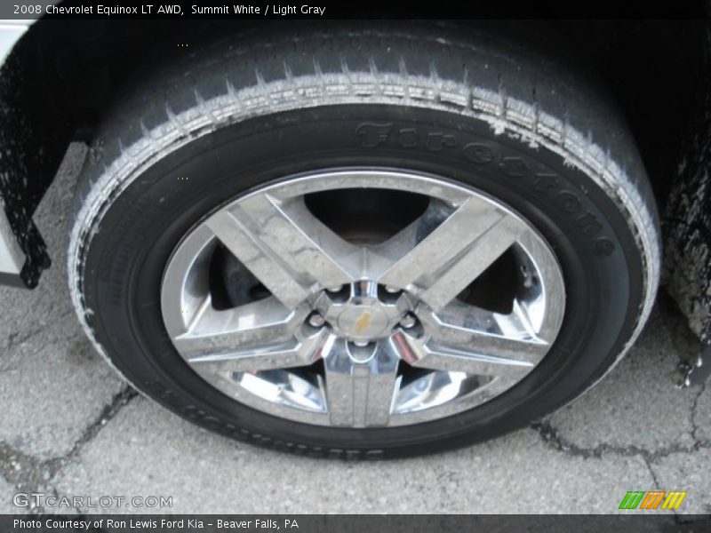 Summit White / Light Gray 2008 Chevrolet Equinox LT AWD