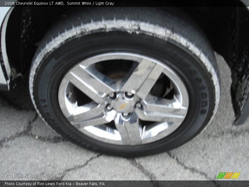 Summit White / Light Gray 2008 Chevrolet Equinox LT AWD