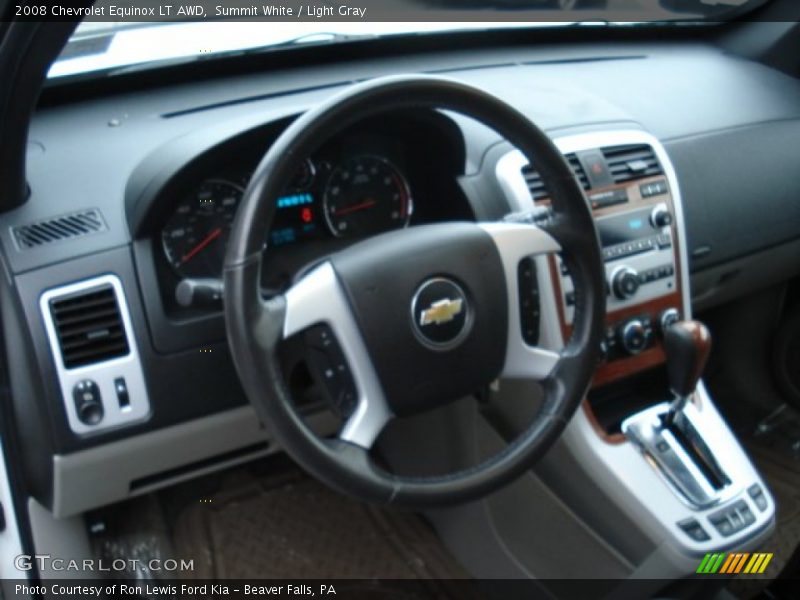 Summit White / Light Gray 2008 Chevrolet Equinox LT AWD