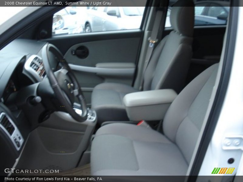 Summit White / Light Gray 2008 Chevrolet Equinox LT AWD