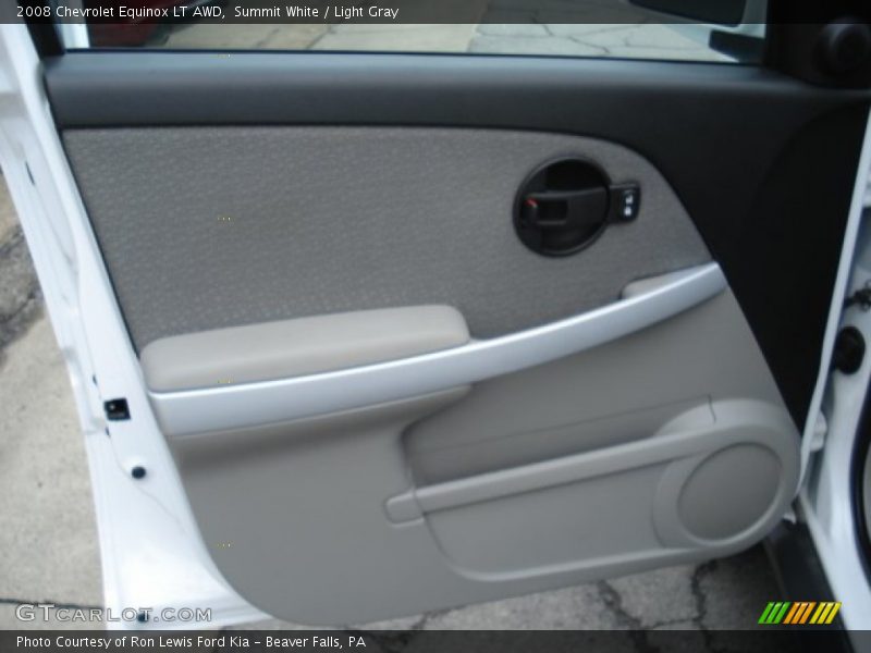 Summit White / Light Gray 2008 Chevrolet Equinox LT AWD