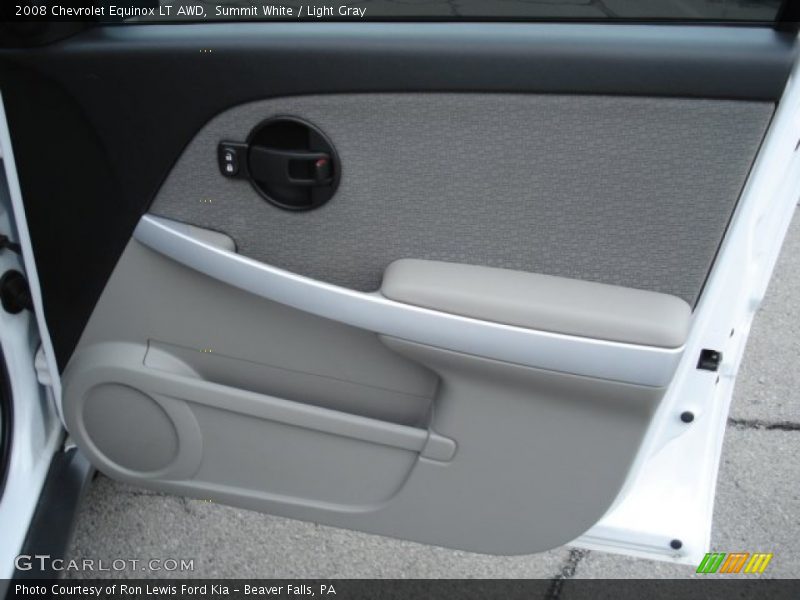 Summit White / Light Gray 2008 Chevrolet Equinox LT AWD
