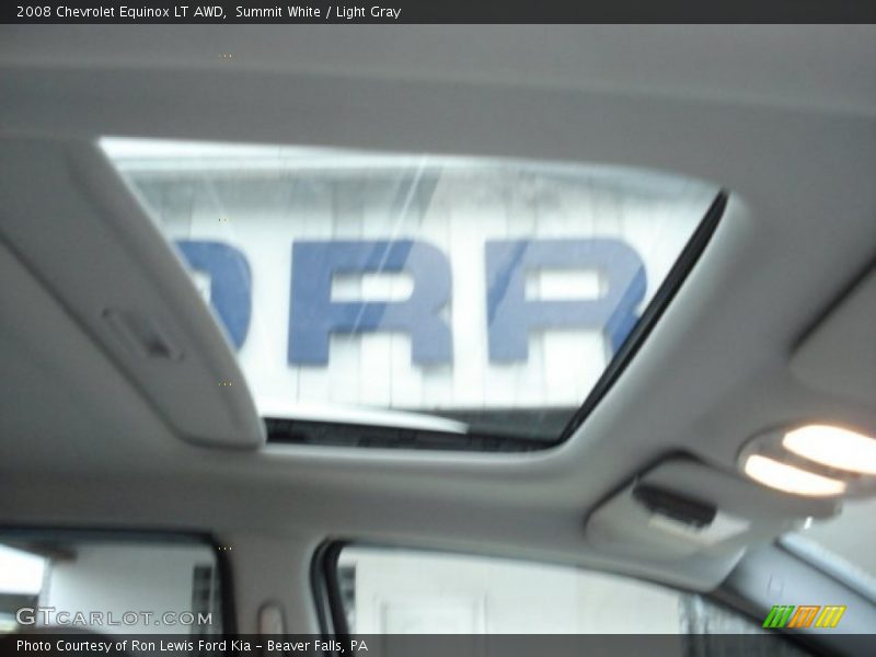 Summit White / Light Gray 2008 Chevrolet Equinox LT AWD