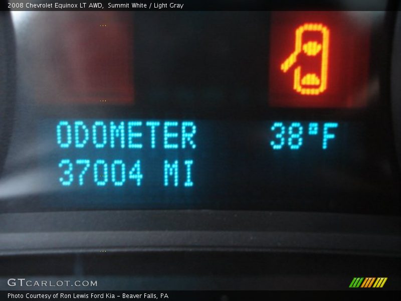 Summit White / Light Gray 2008 Chevrolet Equinox LT AWD