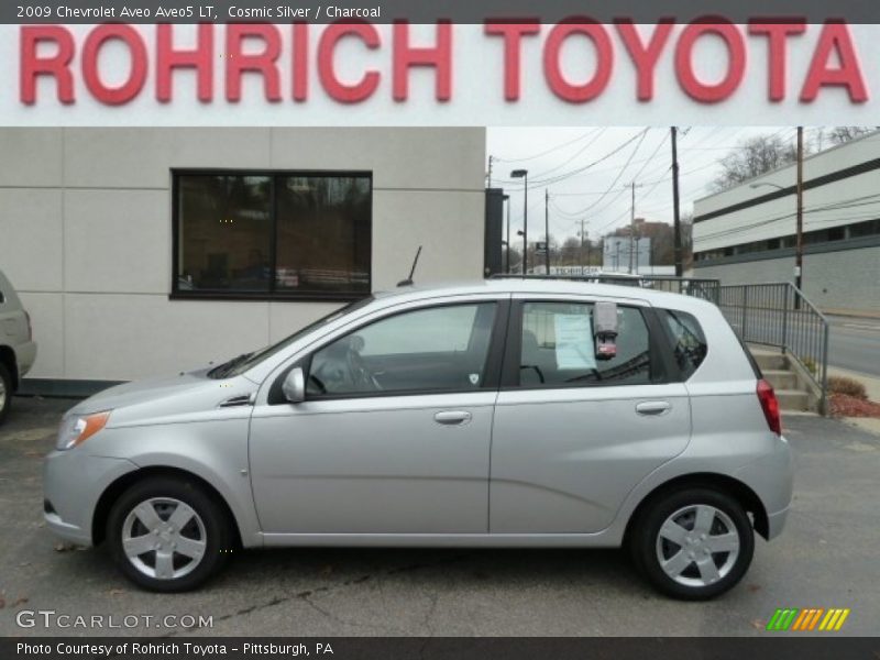 Cosmic Silver / Charcoal 2009 Chevrolet Aveo Aveo5 LT