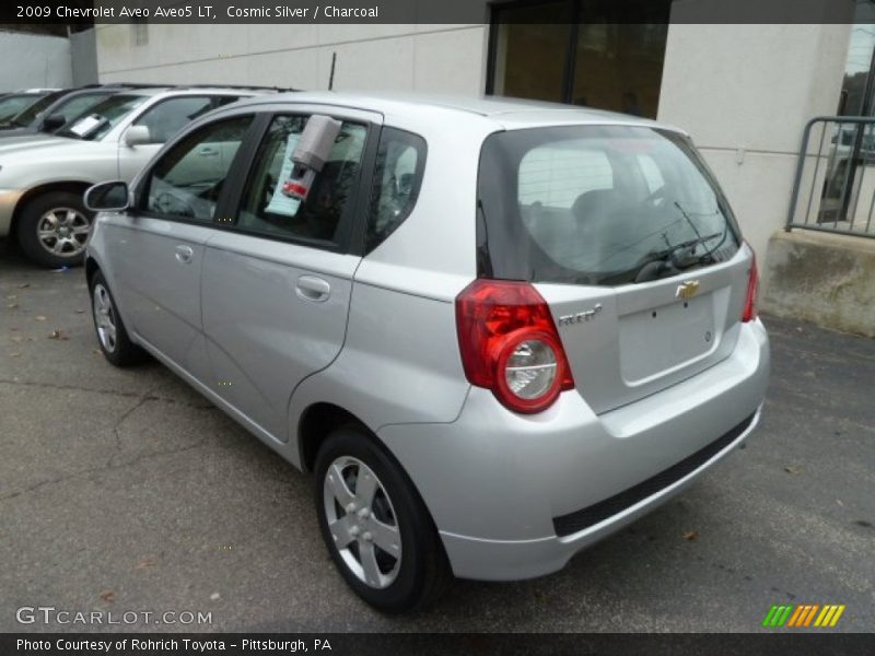 Cosmic Silver / Charcoal 2009 Chevrolet Aveo Aveo5 LT