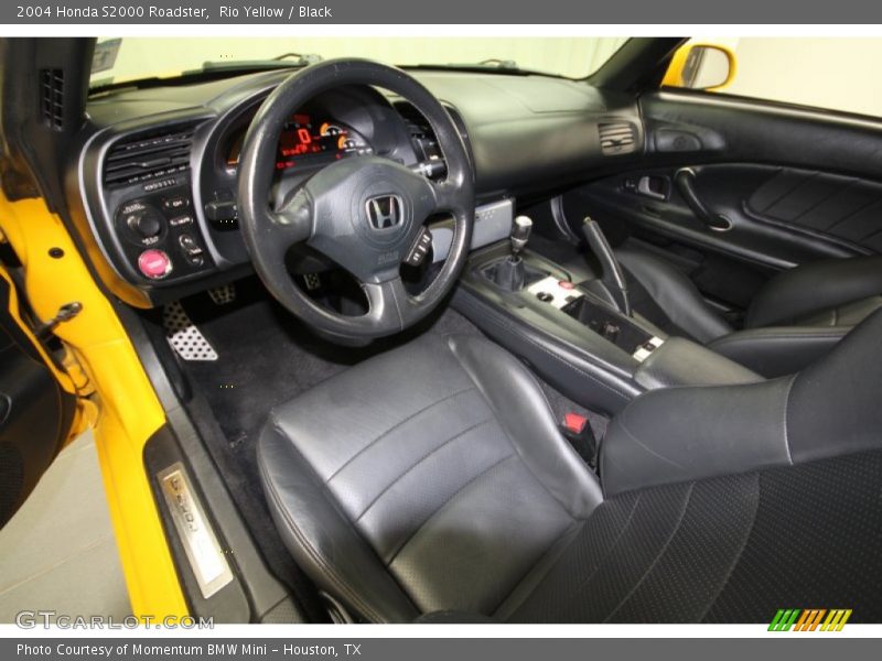 Rio Yellow / Black 2004 Honda S2000 Roadster