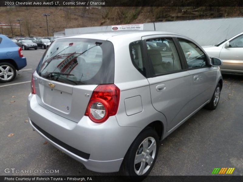 Cosmic Silver / Charcoal 2009 Chevrolet Aveo Aveo5 LT