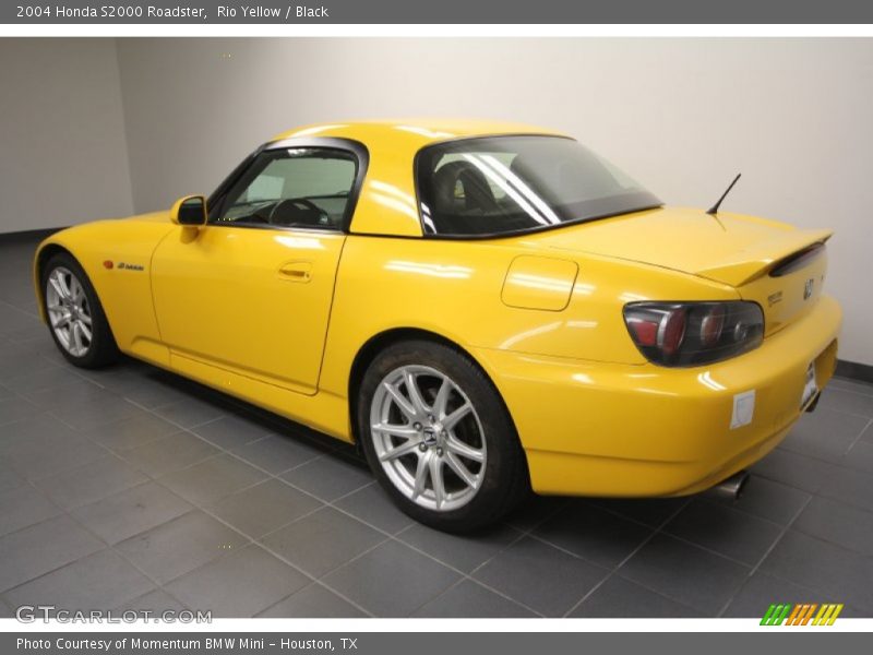 Rio Yellow / Black 2004 Honda S2000 Roadster