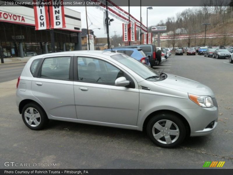 Cosmic Silver / Charcoal 2009 Chevrolet Aveo Aveo5 LT