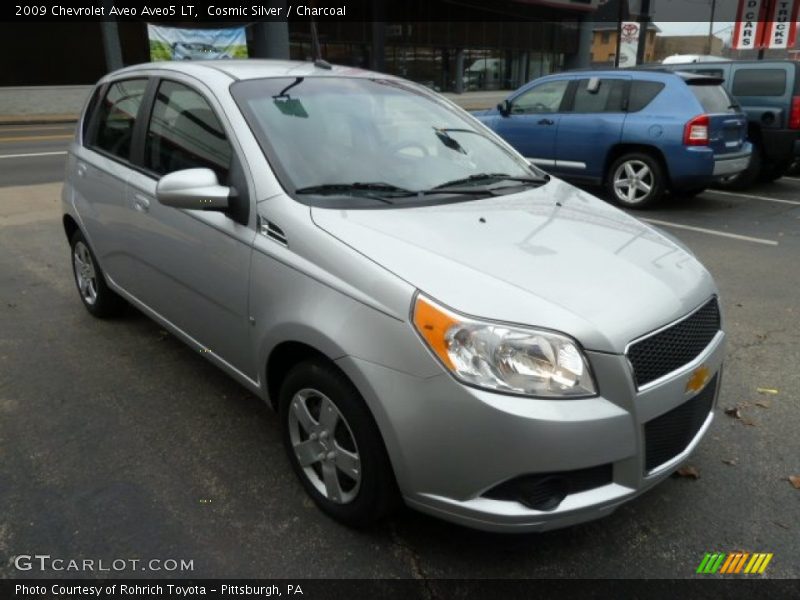 Cosmic Silver / Charcoal 2009 Chevrolet Aveo Aveo5 LT