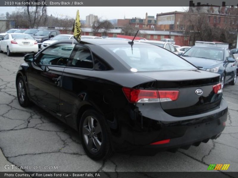 Ebony Black / Black 2010 Kia Forte Koup EX