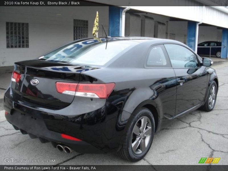 Ebony Black / Black 2010 Kia Forte Koup EX