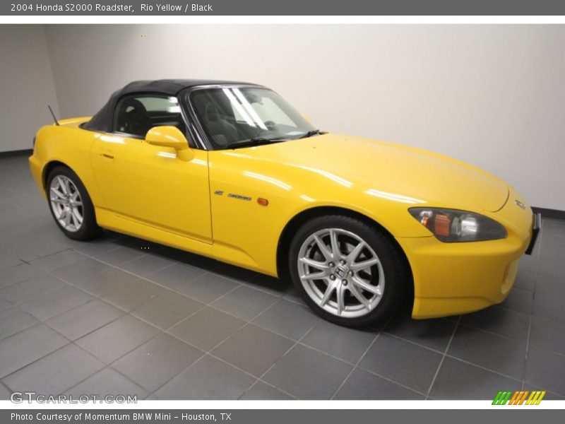 Rio Yellow / Black 2004 Honda S2000 Roadster