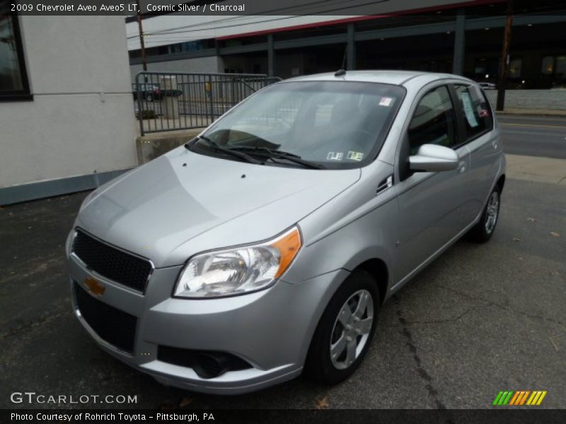 Cosmic Silver / Charcoal 2009 Chevrolet Aveo Aveo5 LT