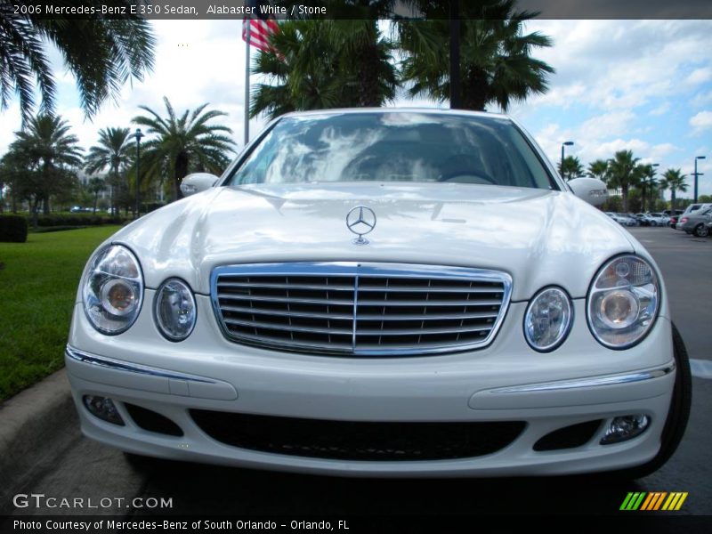 Alabaster White / Stone 2006 Mercedes-Benz E 350 Sedan