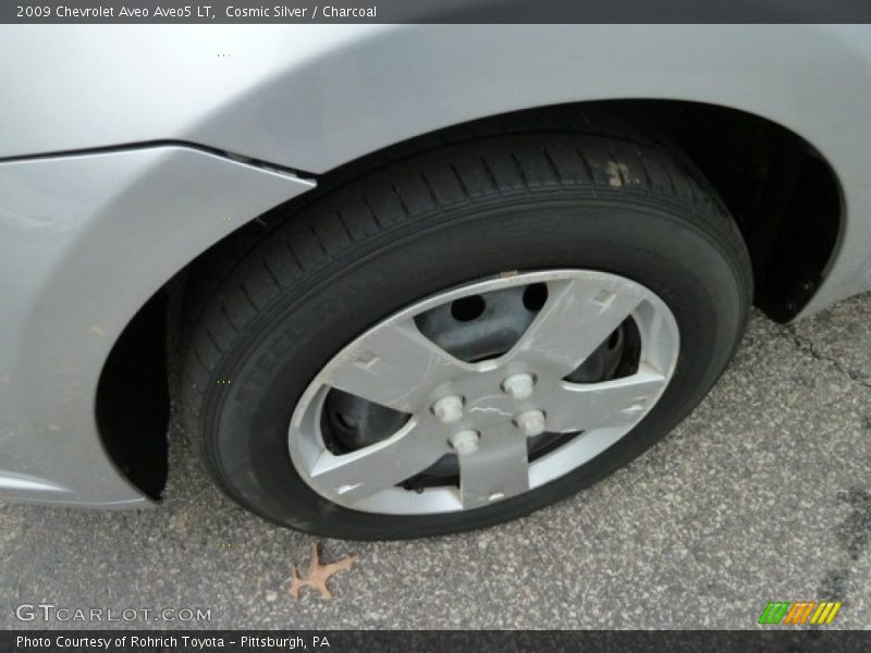 Cosmic Silver / Charcoal 2009 Chevrolet Aveo Aveo5 LT