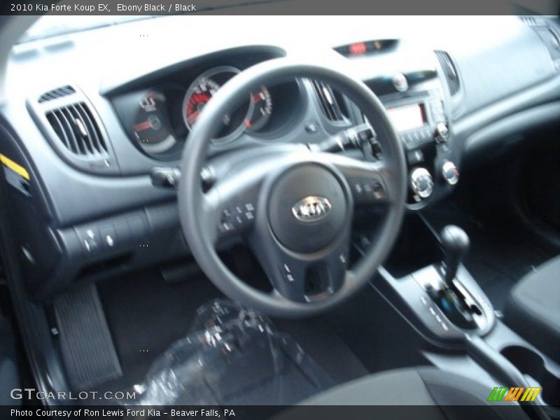 Ebony Black / Black 2010 Kia Forte Koup EX