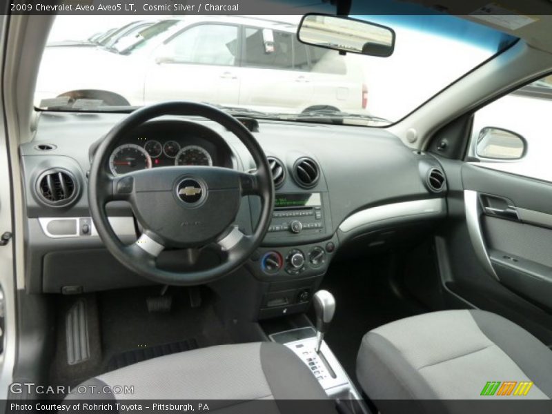 Cosmic Silver / Charcoal 2009 Chevrolet Aveo Aveo5 LT