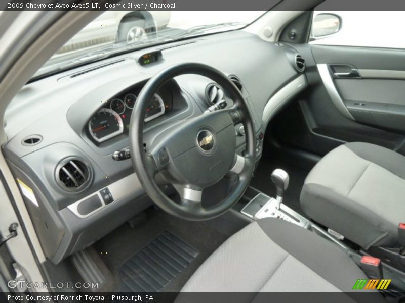 Cosmic Silver / Charcoal 2009 Chevrolet Aveo Aveo5 LT